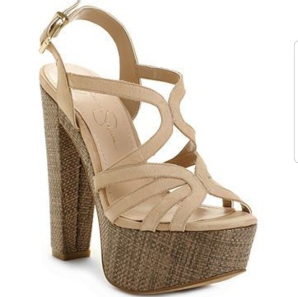 Jessica Simpson Shoes - Jessica Simpson Cizal Platform Sandal SZ 8